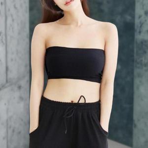 [다잇템]여성 패드 튜브탑 무봉제 시원한 일체형 브라탑