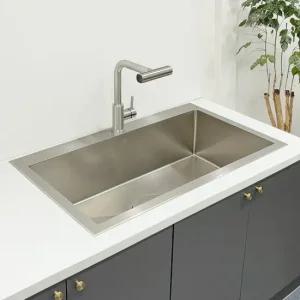 25년형 예작 엠보 심플리스 EM-88S 풀세트 사각 싱크볼 나노코팅 수전 배수구 포함 88cm