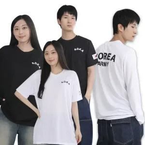 남녀공용 로카티 반팔 긴팔 티셔츠 아미 단체 반티 육군 기능성 쿨링 ROKA 유니폼 체육대회 냉감