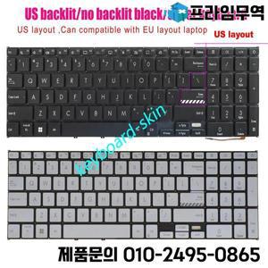 Asus VivoBook 노트북용 미국 백라이트 키보드 없음 X1702