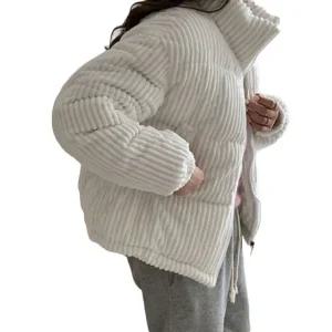 오버핏 골덴 숏패딩 신상 여자 캐주얼 인기 점퍼 (WFGDBZX)