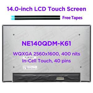 Dell DPN 0TW8Y2 0FXP48 디스플레이 패널 교체 14.0인치 노트북 LCD 터치 스크린 NE140QDM-K61 LP140WQA-SP