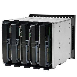 R58A 하드 드라이브 케이지 스테인레스 스틸 트레이 랙 팬 어댑터 브래킷 포함 컴퓨터 5 25 5X3