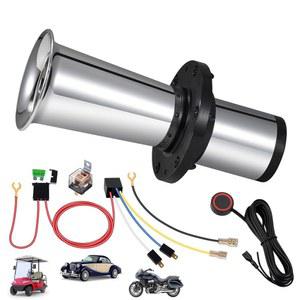 우가 혼 12V 키트, 앤티크 클래식 카 핫로드 오가 아후가 와이어와 버튼, 밴하오 OOGA 에어 클랙슨 빈티지 올드 스타일 트럭 골프 카트 학교