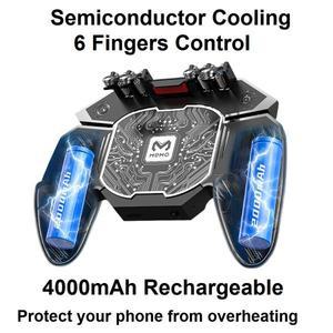 호환 MEMO 반도체 냉각 모바일 게임 핸들 6 손가락 컨트롤러 DL88 DL100  용  패드