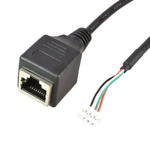 2 0 피치 4P Rj45 라인 8P 네트워크 암 4 핀 케이블 PH2 이더넷