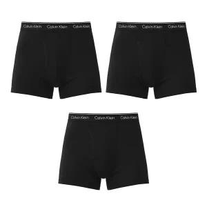 [Calvin Klein]캘빈클라인 코튼 3팩 드로즈 박서브리프 남성 언더웨어 블랙 NB4003-001
