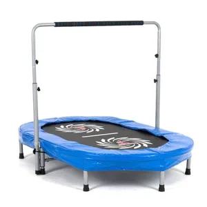 [헬스케어]2인용 트램펄린 타원형 파스텔 블루 트램폴린