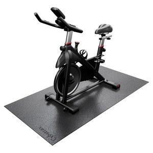 사이브스트랙스 러닝머신 매트, 고정식 스핀 바이크용 자전거 트레이너 72인치 x 36인치 자전거, 러닝머신, 타원형, 요가용 미끄럼 방지 운동 기구 매트 - 카펫이나 하드우드용 바닥 보호대