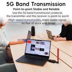 150M 5G 1080P HDMI 무선 오디오 송신기 익스텐더 1 TX-4 RX PS4 카메라 노트북 PC-TV 모니터 프로젝터