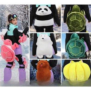 엉덩이보호대 무릎 인형 동물 베이직 카키 엉덩이패드 캐릭터 쿠션 스노우보드 힙보호대