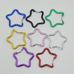 별 카라비너 컬러 비너 키링부자재 가방고리 악세사리 부자재 M50364