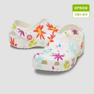 갤러리아 [크록스 본사](키즈) 클래식 크래프티드 데이지 클로그 K 211580-0WV