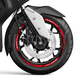 오토바이 반사 휠 스티커 림 데칼 스쿠터 스트라이프 액세서리 XMAX xmax 125 300 방수