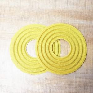 스피커방진패드 받침대 거치대 I KEYBUY 2 개 140mm x 50mm 스피커 스파이더 스프링 패드 우퍼 스피커  용