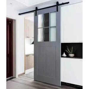 원목 슬라이딩 레일 문 맞춤 중문 인테리어 주방 심플