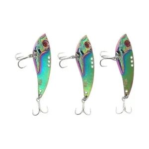 고품질 메탈 바이브루어 (3p 18g 컬러풀) DK56 메탈바이브레이션 메탈지그 갈치미끼 (WFJEC1P)