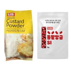 선인 커스타드믹스엠 1kg + 통팥앙금 1kg 붕어빵 슈크림