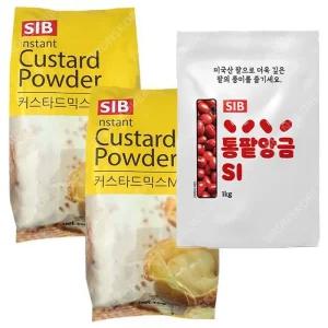 커스타드믹스엠 1kg 2개 + 통팥 앙금 1kg 1개 붕어빵 슈크림