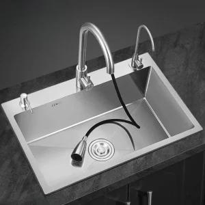 사각 싱크볼 스텐 주방 씽크볼 가정용 싱크대 교체 스테인리스 1 형광노랑