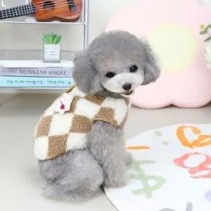 SPS 아가일 체크 조끼 강아지옷 BND-W23 강아지옷 강아지겨울옷 강이지여름옷 반려견옷 반려묘옷