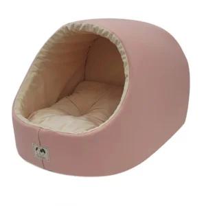 귀여운 소형견동굴집 순면소재 애견쇼파 핑크색 노령견방석