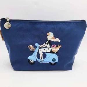 [애슬릿] 지퍼 파우치 천 귀여운 예쁜 미니 메이크업 나일론