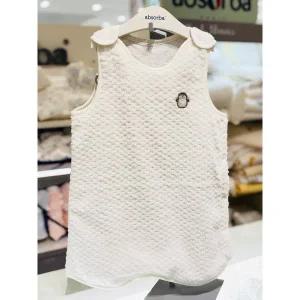 [압소바](본점)[압소바 25FW 출산백일돌선물] 페기 퍼 수면조끼 (A2711906) 아이보리 (25년 겨울신상)