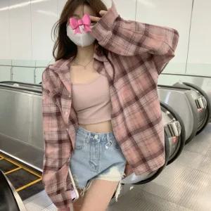 메이걸 체크 셔츠