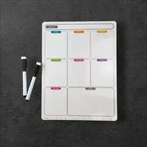 주간 계획표 자석 화이트 메모 보드 28x21  마카포함) 스케줄러 주간보드판 주간메모보드