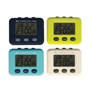 [콩심팥심]시간 측정 스톱워치 심플 타이머 컴팩트 손목 시계형 시간관리 도구