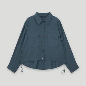 [코데즈컴바인](신세계 사우스시티) 오픈카라 스트링 블라우스 (CKC-BL502W7)