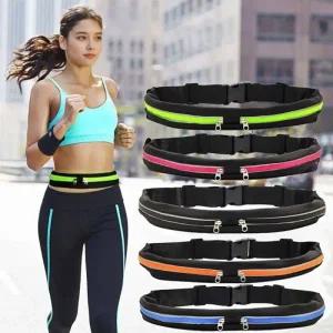 러닝 조깅 운동 간편하고 편리한 소지품 휴대 허리 벨트 슬링백