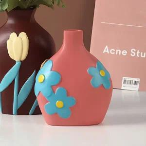 인테리어 소품 도자기 꽃병 V6 플라워 장식용 화병 아트 오브제