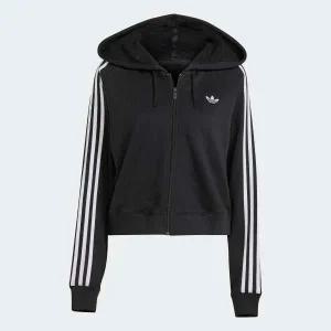 [롯데백화점]아디다스 오리지널스 아디다스 오리지날 여성 3S 크롭 후드집업 JX5280