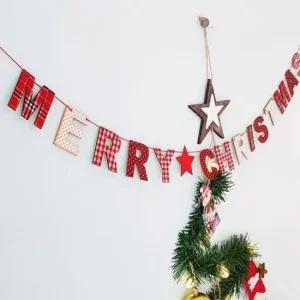 글자우드가랜드 소 크리스마스 트리 크리스마스소품 크리스마스 크리스마스리스 크리스마스소품