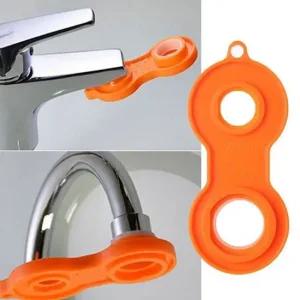 ABS소재 4in1 수도꼭지 버블러 렌치 수전 싱크대 수전 화장실 베란다 2구