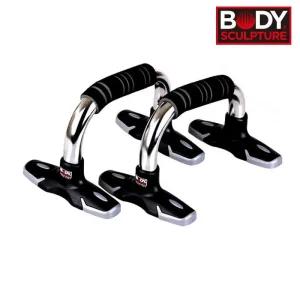 [아우트]푸쉬업 푸쉬업바 크롬 블랙(2개입)(CPU03)