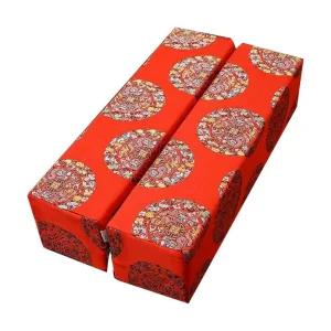 왕실 베개 좌식 궁중 쿠션 매트리스 사각 예단 오색모빌