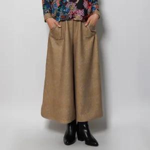 [최초가 218000원] 기모 A로고 슈퍼와이드 팬츠  AHFPPT27) 베이지