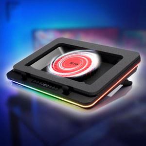 노트북쿨러 GT600 노트북용 높이 14인치 냉각 스탠드 7단계 18인치 19인치 5 5인치 16인치 노트북 조절 터보팬 게이밍 IETS 가능