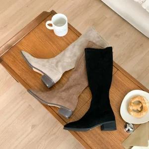 밀로바니 / 밀로바니 베일 스판 스웨이드 롱부츠 4cm