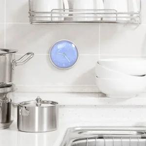 타임체크 흡착식 방수 벽시계 미니 생활방수 주방 흡착시계 방수시계 화장실시계 욕실시계