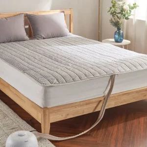 국내제작 체크 온수매트 커버 겸 매트리스 커버 침구 겨울침구 온수매트커버 매트리스패드 침대패드