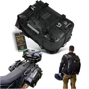 오딘스버그 30L 100% 방수 모터사이클 테일백 새들백 백팩 오토바이 뒷좌석 시트용 다기능 드라이백 소프트 러기지 시시 바 사이드 패니어 듀얼 스포츠 바이크