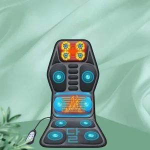 차량안마기 자동차 트럭 목 허리 쿠션 겨울 온열 방석 차량안마기(12V/가죽)+온열+에어백