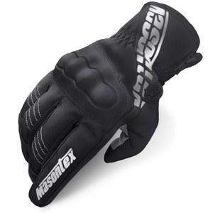 겨울용 오토바이 장갑, 검은색 풀 핑거 터치스크린 반사 레이싱 장갑 - 남성용 방한 여성용 가을용 BMX MTB 더트 바이크 스쿠터 ATV 하드 너클 포함