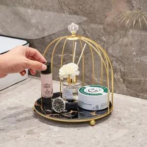 화장품트레이 골드케이지  진열대(블랙) (45CfF)