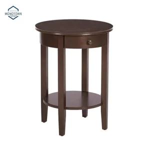 원탁의 둥근 소파 거실 심플 고가구 모서리 원목 원탁 테이블 작은