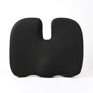 블랙 메모리폼 굴곡 곡선 방석 사무실 의자 방석 쿠션
